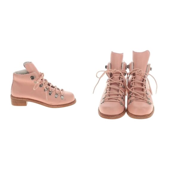 Jeffrey Campbell + Free People Cascade Canyon Leather Lace Up Hiker Boots W's 10 - Picture 3 of 17